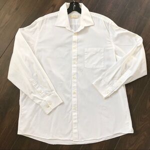 Micheal Kors men’s white dress shirt size 17